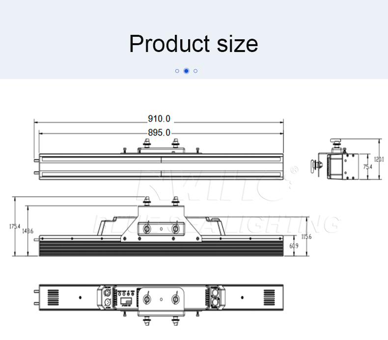 480w Strobe Bar